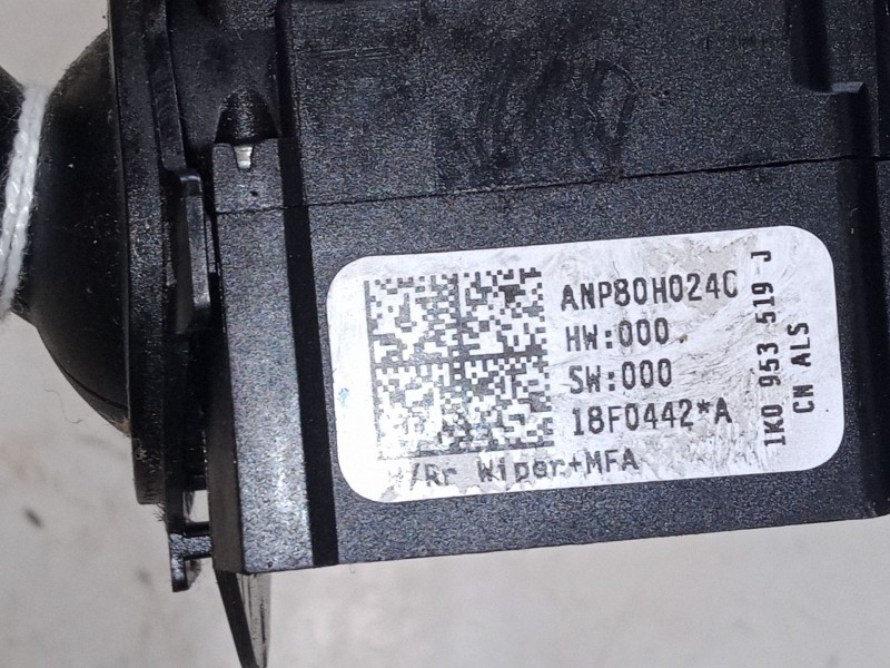 Recambio de mando limpiaparabrisas para seat leon (1p1) 1.9 tdi referencia OEM IAM 1K09535192  