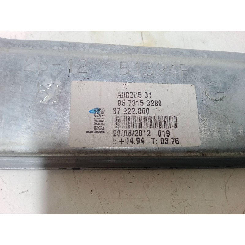 Recambio de elevalunas electrico delantero derecho para peugeot 208 i (ca_, cc_) 1.4 hdi referencia OEM IAM 9674254280  96731532