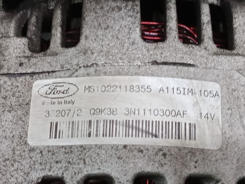 Recambio de alternador para ford c-max (dm2) 1.6 referencia OEM IAM 3N1110300AF  MS1022118355