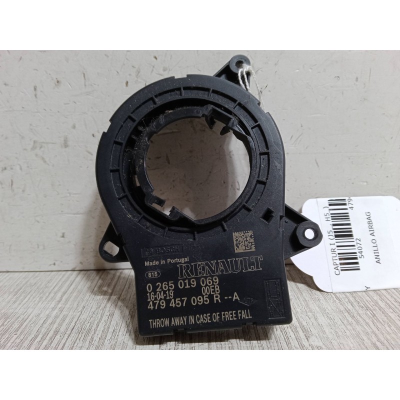 Recambio de anillo airbag para renault captur i (j5_, h5_) 1.2 tce 120 referencia OEM IAM 479457095R  