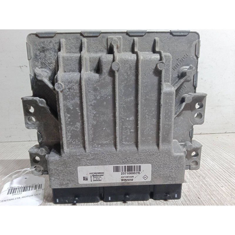 Recambio de centralita motor uce para renault captur i (j5_, h5_) 1.2 tce 120 referencia OEM IAM 237106102R  A2C99298900