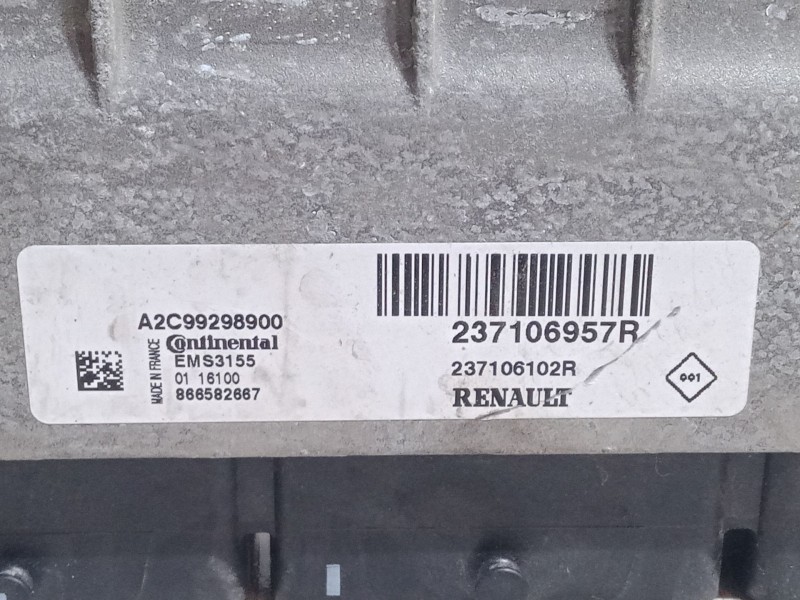 Recambio de centralita motor uce para renault captur i (j5_, h5_) 1.2 tce 120 referencia OEM IAM 237106102R  A2C99298900