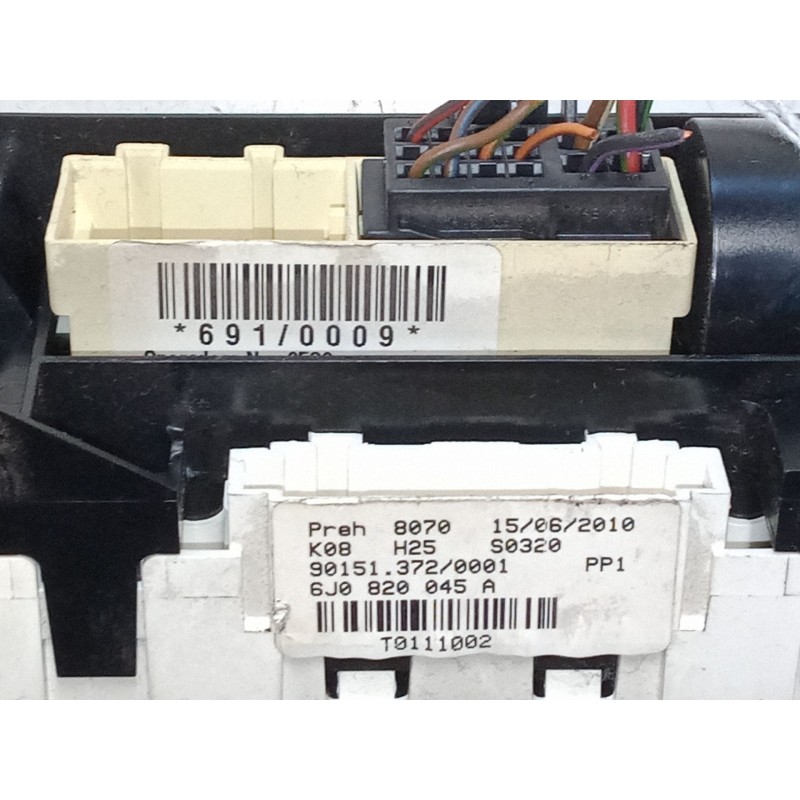 Recambio de mando climatizador para seat ibiza iv st (6j8, 6p8) 1.6 tdi referencia OEM IAM 6J0820045A  