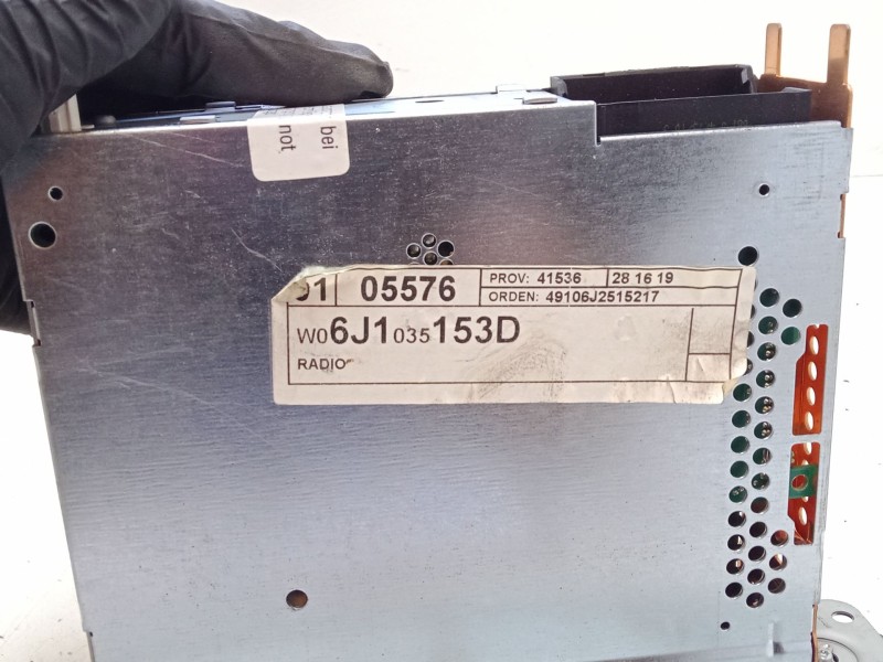 Recambio de radio cd para seat ibiza iv st (6j8, 6p8) 1.6 tdi referencia OEM IAM 6J1035153D  
