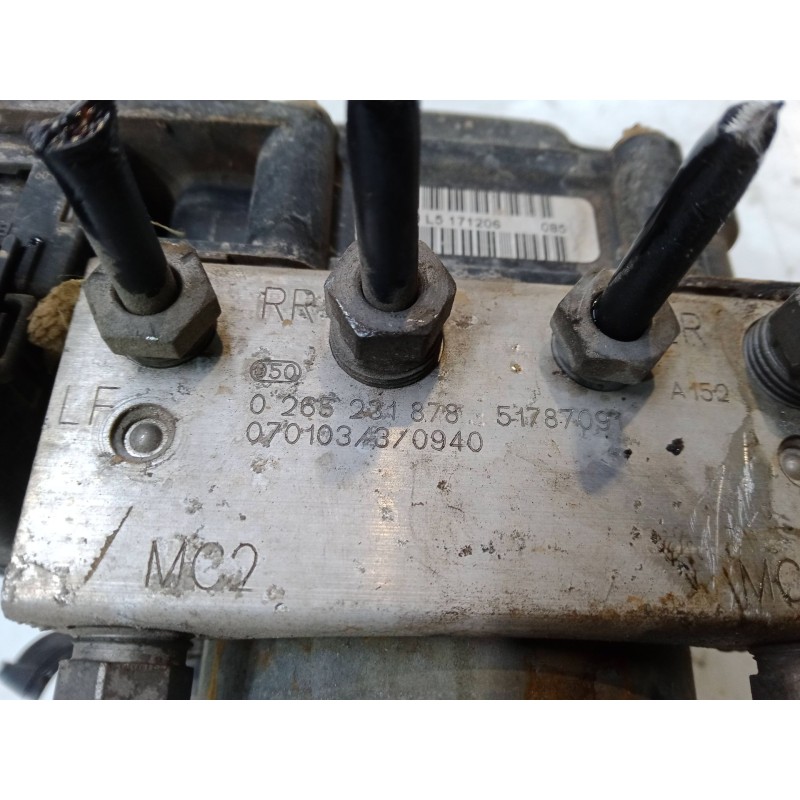 Recambio de abs para fiat grande punto van (199_) 1.3 jtd multijet (199cxc1a) referencia OEM IAM 0265231878  51787091