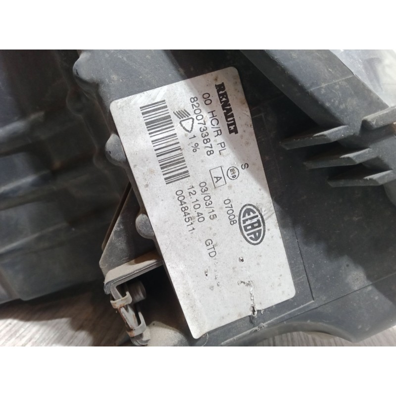 Recambio de faro izquierdo para dacia sandero 1.4 (bs0c, bs0a, bs0g, bs1f, bs0e) referencia OEM IAM 8200733878  