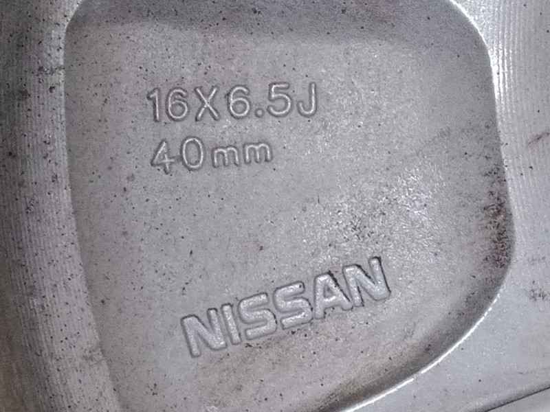 Recambio de llanta aluminio 16´´ para nissan juke (f15) 1.6 referencia OEM IAM 16X65JET40  