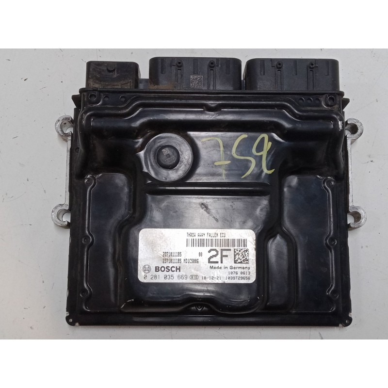 Recambio de centralita motor uce para dacia lodgy (js_) 1.5 dci referencia OEM IAM 237101118S2F MD1CS006 0281035669