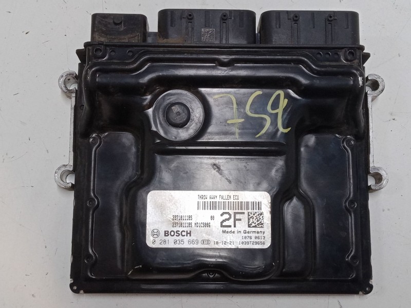 Recambio de centralita motor uce para dacia lodgy (js_) 1.5 dci referencia OEM IAM 237101118S2F MD1CS006 0281035669