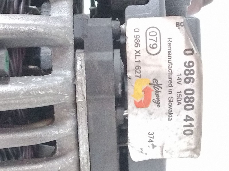 Recambio de alternador para dacia lodgy (js_) 1.5 dci referencia OEM IAM 0986080410  