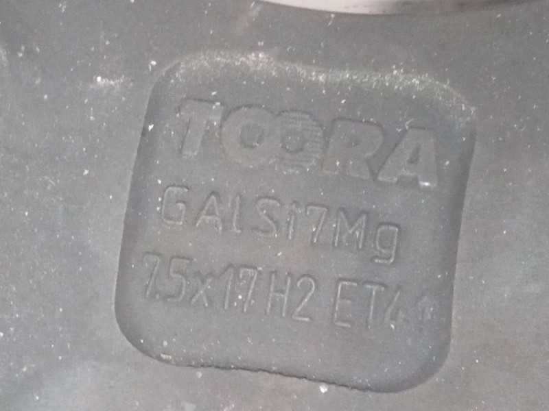 Recambio de llanta aluminio 17´´ para alfa romeo brera (939_) 2.4 jtdm 20v (939dxd1b, 939dxd12) referencia OEM IAM   