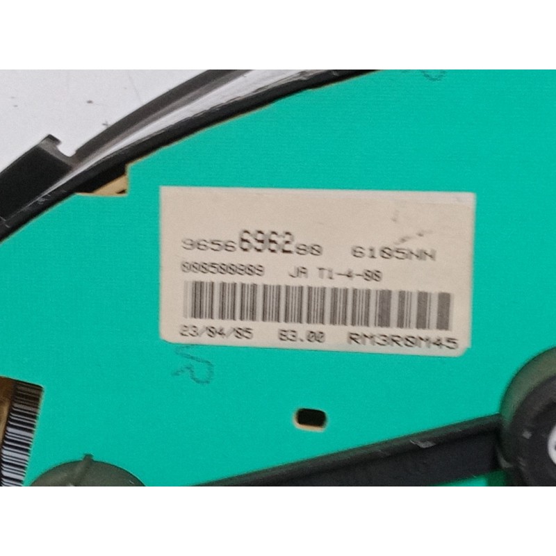 Recambio de cuadro instrumentos para peugeot 206 hatchback (2a/c) 1.4 hdi eco 70 referencia OEM IAM 9656696280  