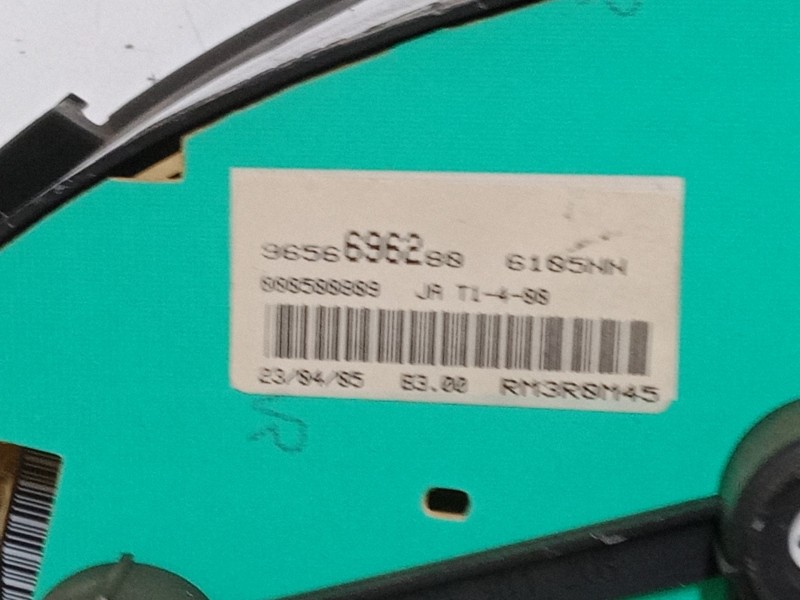 Recambio de cuadro instrumentos para peugeot 206 hatchback (2a/c) 1.4 hdi eco 70 referencia OEM IAM 9656696280  