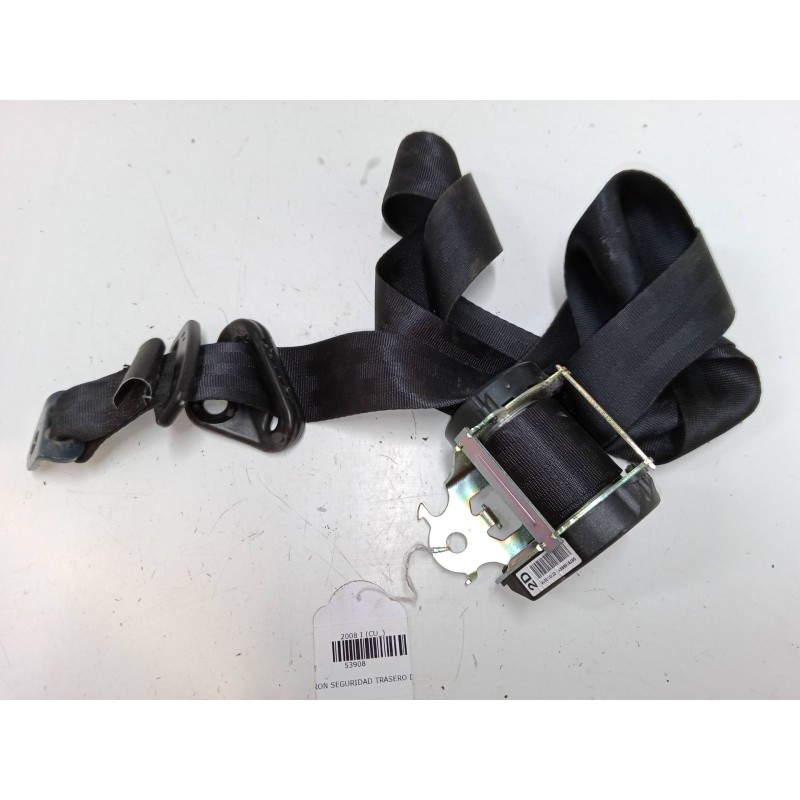 Recambio de cinturon seguridad trasero derecho para peugeot 2008 i (cu_) 1.2 vti referencia OEM IAM 96781656XY  