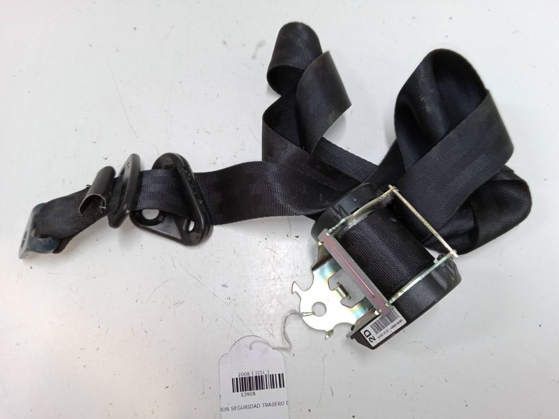Recambio de cinturon seguridad trasero derecho para peugeot 2008 i (cu_) 1.2 vti referencia OEM IAM 96781656XY  