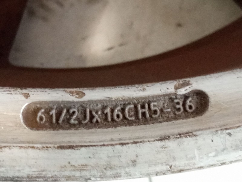 Recambio de llanta aluminio 16´´ para renault scénic i monospace (ja0/1_, fa0_) 2.0 16v rx4 referencia OEM IAM 61/2J16CH5-36  